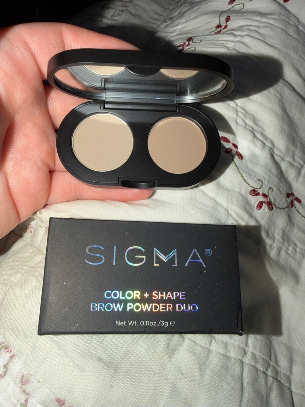 Sigma Beauty Brow Powder Duo — Taupe & Light Brown